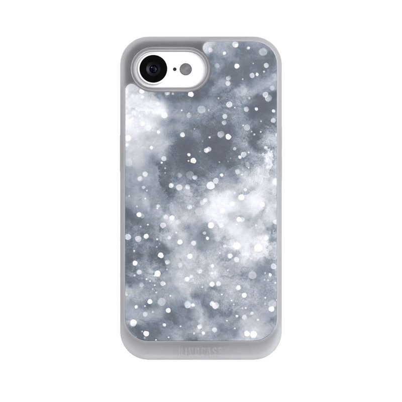 iPhone 17e NIVOpure Abstrakter Winterschneehimmel