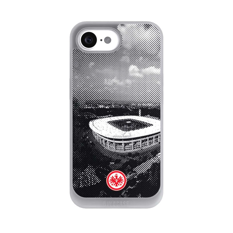 iPhone 17e NIVOpure SGE Stadion Schwarz Weiß
