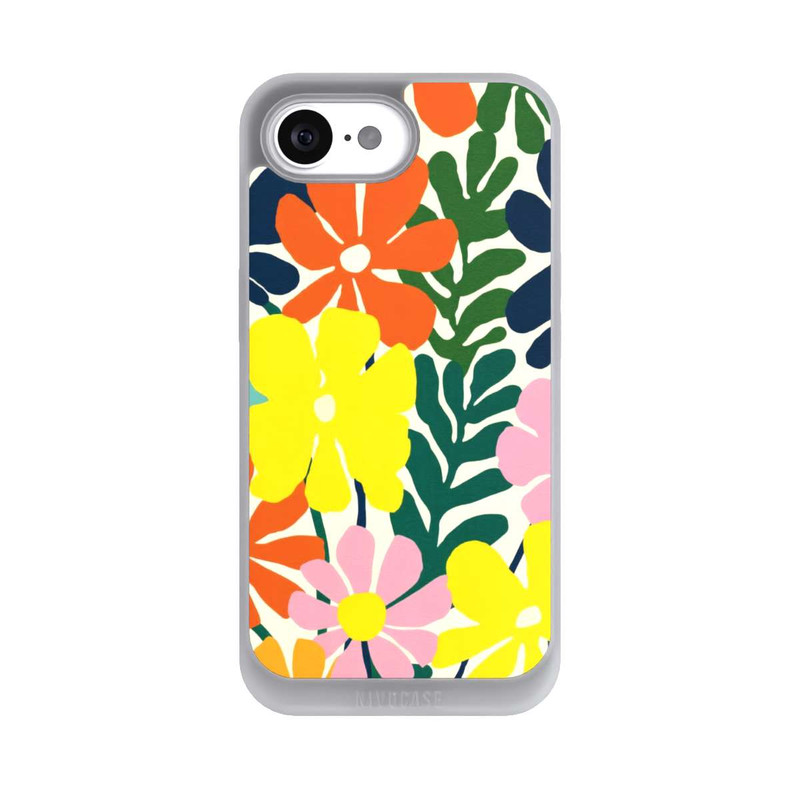 iPhone 17e NIVOpure Flowers Colorful Illustration
