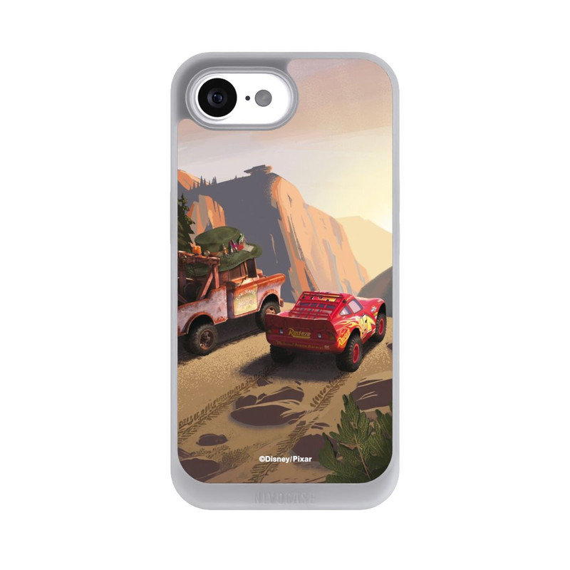 iPhone 17e NIVOpure Disney Pixar Cars Sonnenuntergang Lightning McQueen und Hook