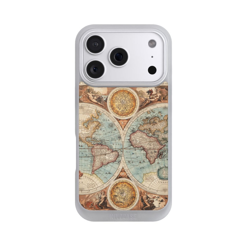 iPhone 18 Pro NIVOpure Vintage Weltkarte