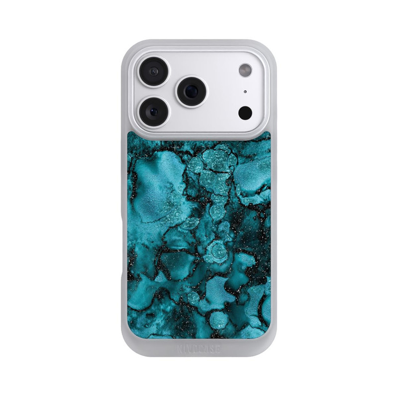 iPhone 18 Pro NIVOpure  Blauer Glitzerlook