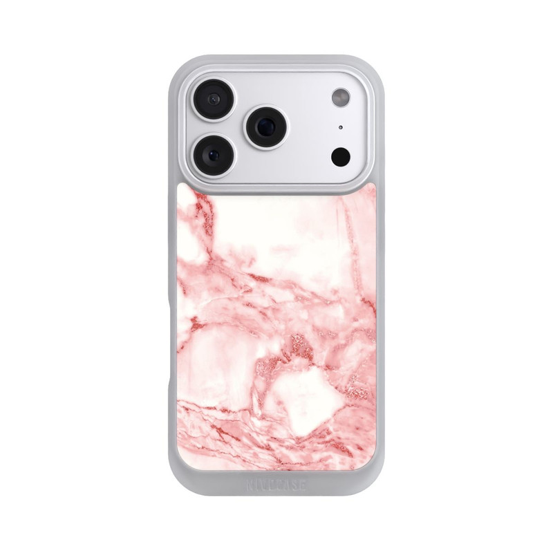 iPhone 18 Pro NIVOpure Marmor rosa und weiß