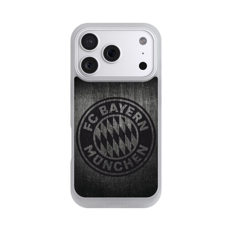 iPhone 18 Pro NIVOpure Metalllook FCB Logo einfarbig