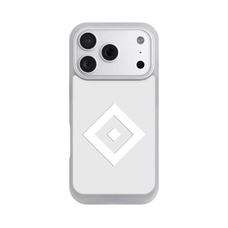 iPhone 18 Pro NIVOpure Rauten Logo auf HSV Grau