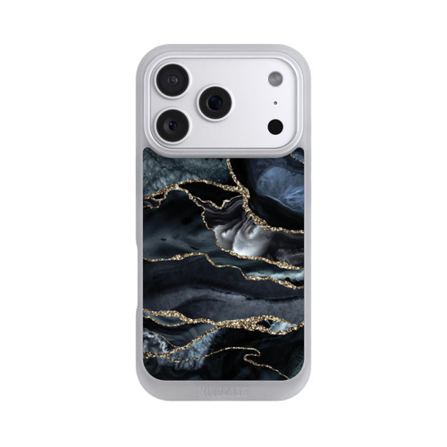 Apple iPhone 18 Pro NIVOpure Dunkler Marmor Gold Glitzerlook
