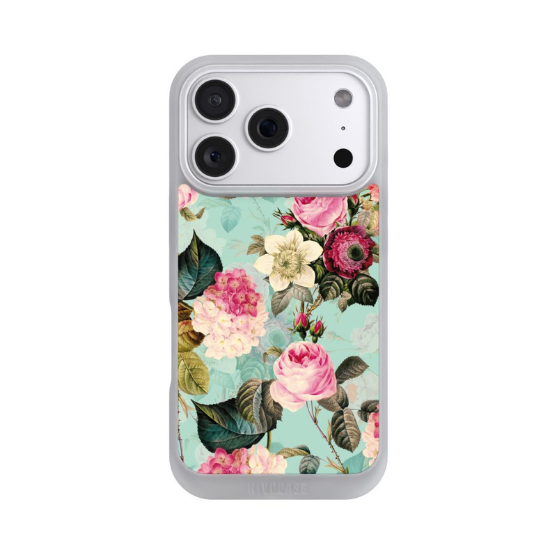iPhone 18 Pro NIVOpure Turquoise Wallpaper Roses