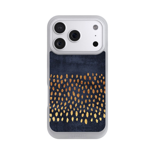 Apple iPhone 18 Pro NIVOpure Muster Gold und Marine
