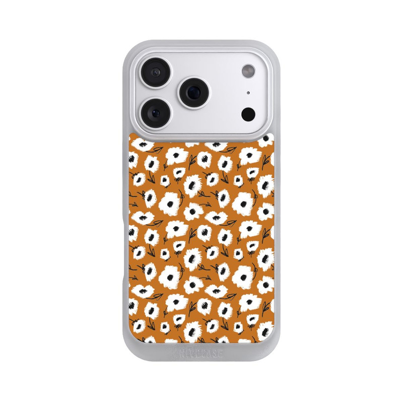 iPhone 18 Pro NIVOpure Blumenmuster Ocker