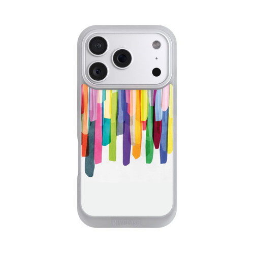 Apple iPhone 18 Pro NIVOpure Bunte Streifen Weißer Hintergrund