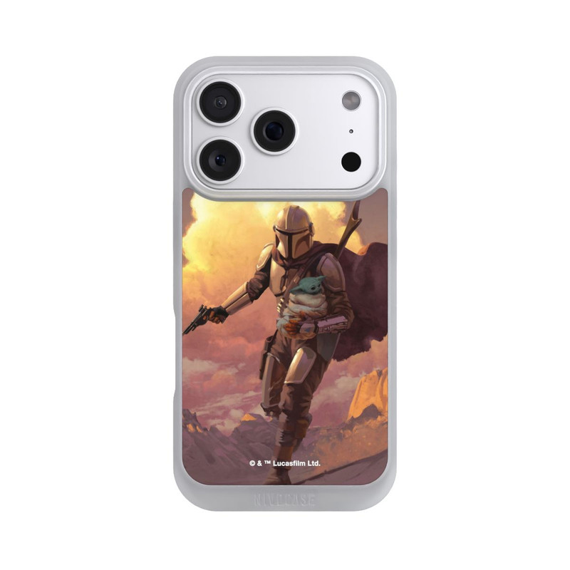 iPhone 18 Pro NIVOpure Les nuages ​​du coucher du soleil Mandalorien et Grogu