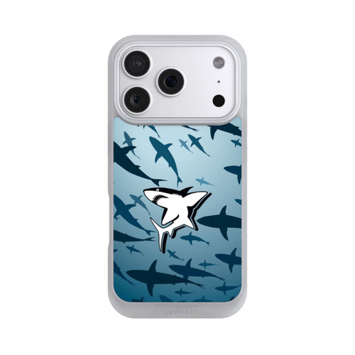 Apple iPhone 18 Pro NIVOpure Haie Muster Blau
