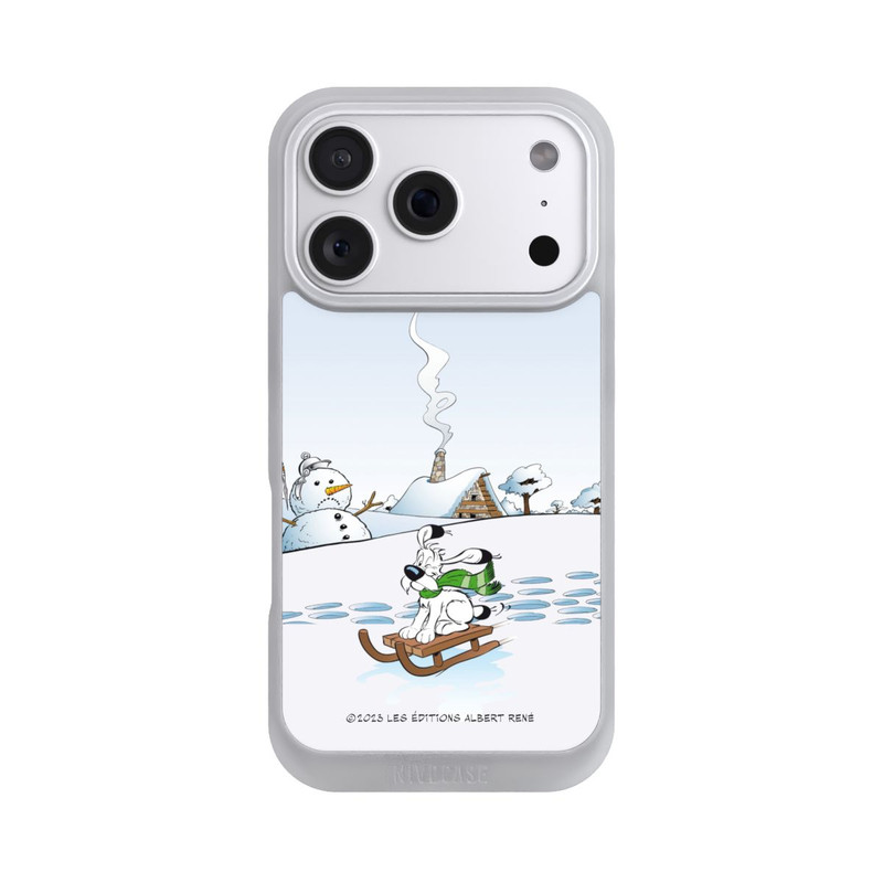 iPhone 18 Pro NIVOpure Idefix fährt Schlitten