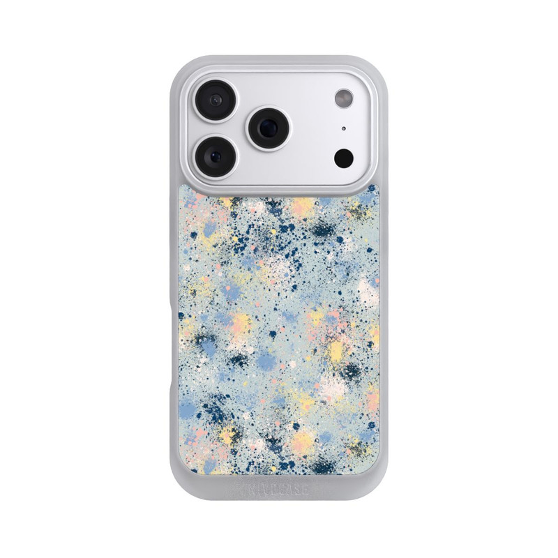 iPhone 18 Pro NIVOpure Tintentropfen Staub Textur Blau