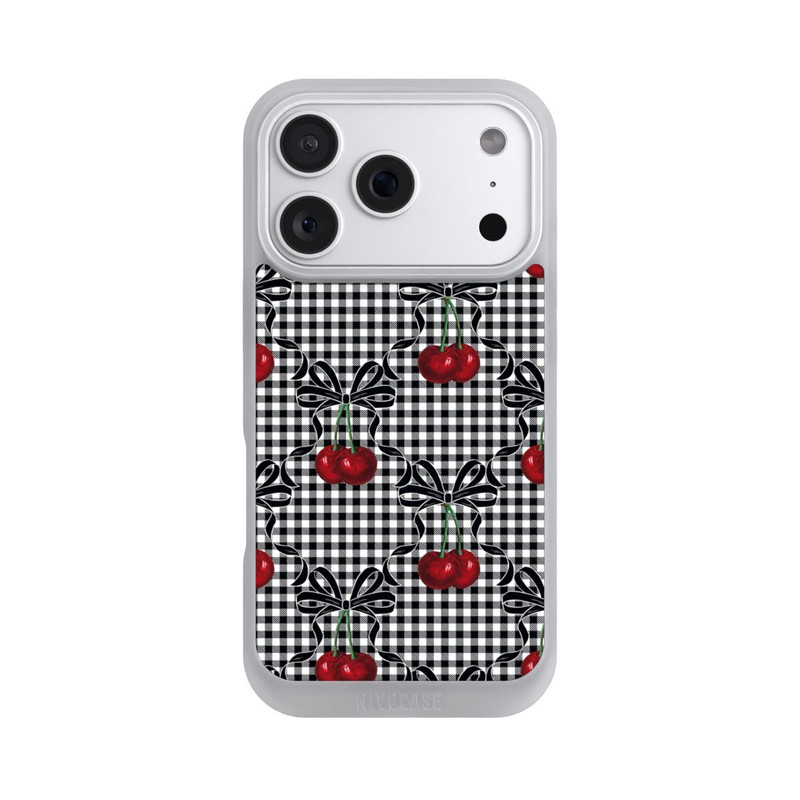 iPhone 18 Pro NIVOpure Cherry Pattern Black
