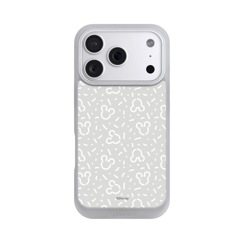 iPhone 18 Pro NIVOpure Disney Mickey Icon Pattern Grey