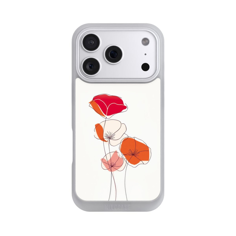 iPhone 18 Pro NIVOpure Mohn Line Art