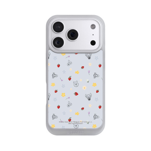 Apple iPhone 18 Pro NIVOpure Winnie Puuh und Freunde Erdbeer Muster Blau