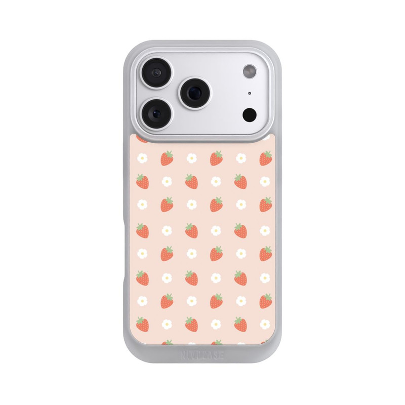 iPhone 18 Pro NIVOpure Süße Erdbeeren Muster