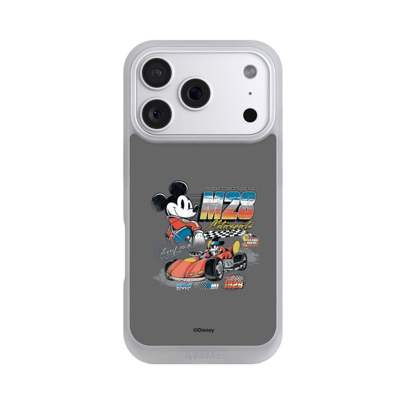 iPhone 18 Pro NIVOpure Micky Maus Rennfahrer Auto M28