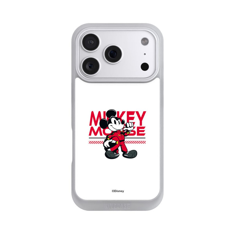 iPhone 18 Pro NIVOpure Micky Maus Rennfahrer Weiß