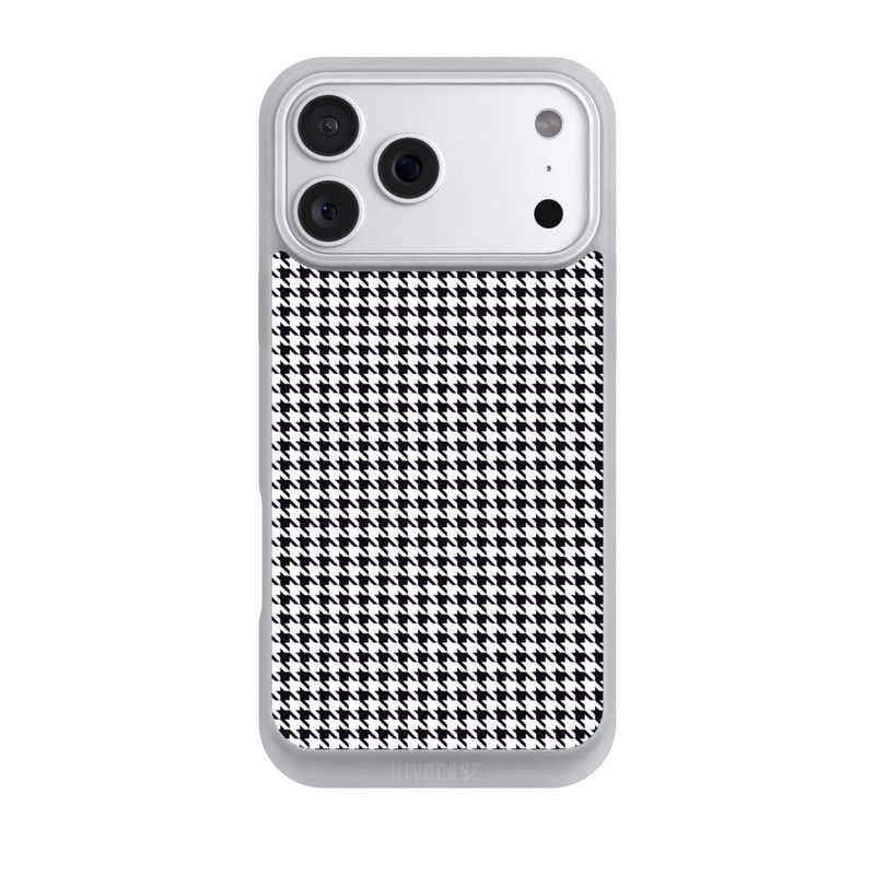 iPhone 18 Pro Max NIVOpure Hahnentritt Schwarz Weiß