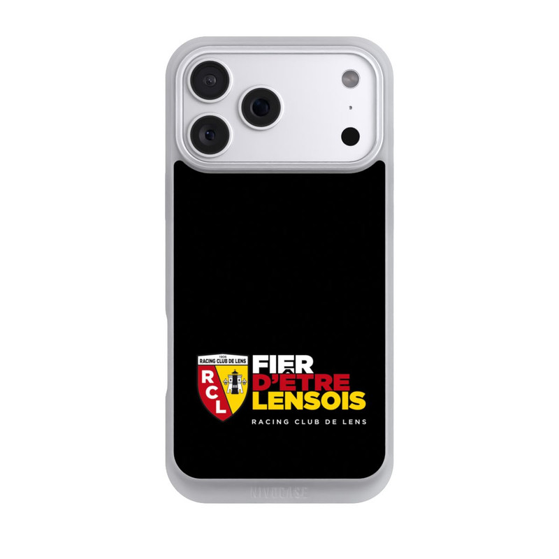 iPhone 18 Pro Max NIVOpure RC Lens Logo en bas Noir