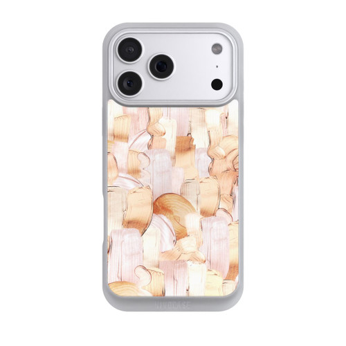 Apple iPhone 18 Pro Max NIVOpure Weiß/Gold Pinsel Muster
