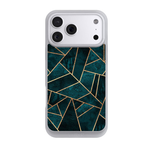 Apple iPhone 18 Pro Max NIVOpure Tief Blaugrün Stein Gold Druck