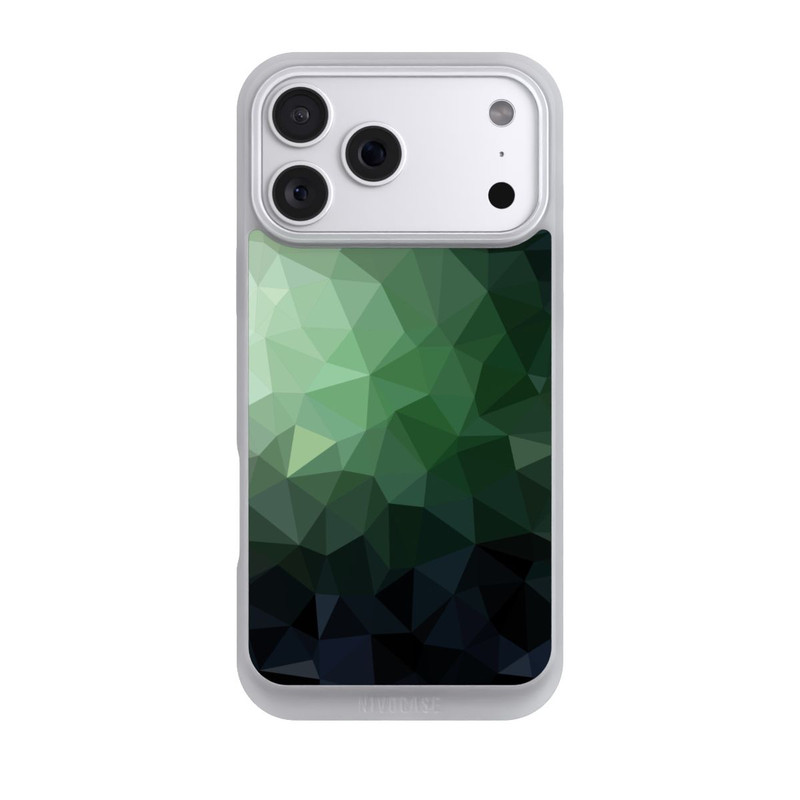 iPhone 18 Pro Max NIVOpure Polygonal Mosaic Green