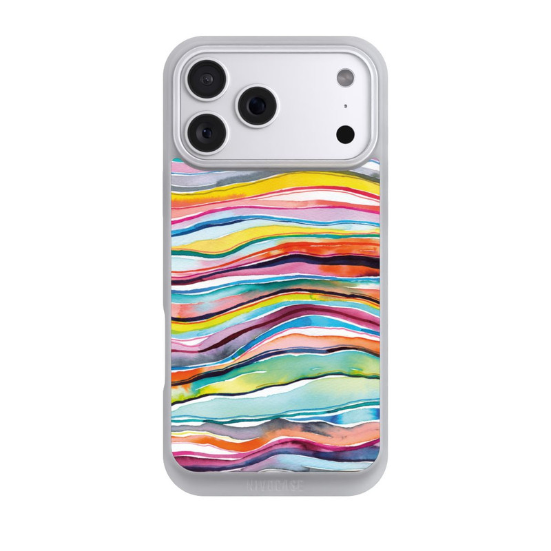 iPhone 18 Pro Max NIVOpure Couches d'agate aquarelle