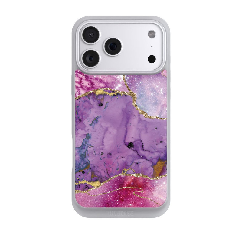 iPhone 18 Pro Max NIVOpure Purple Galaxy Glamour Marble