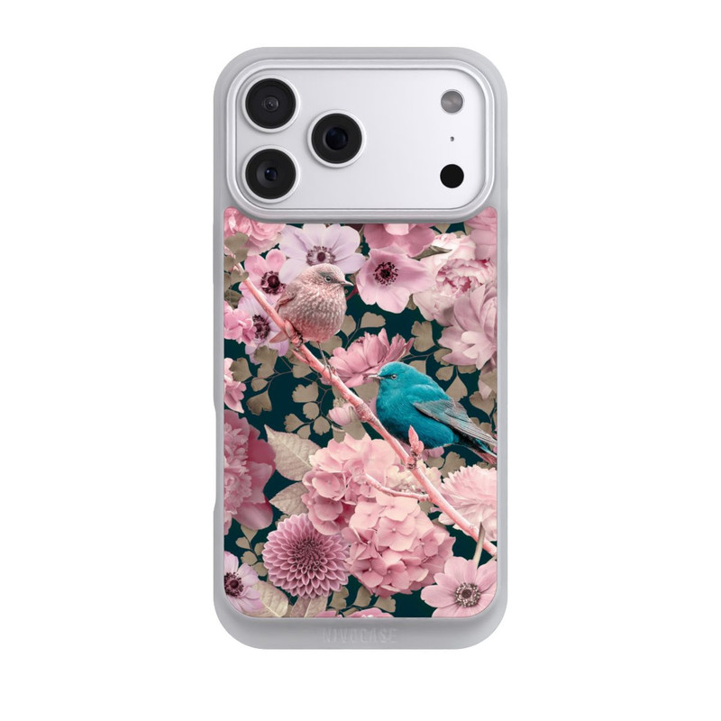 iPhone 18 Pro Max NIVOpure Sparrows in Pink Flower Pattern