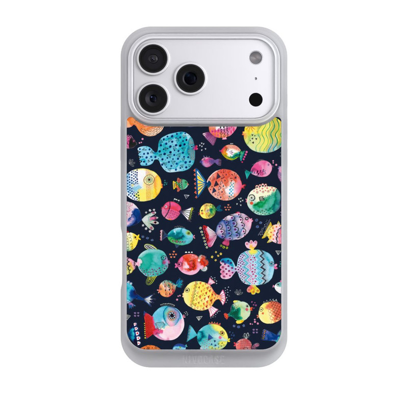 iPhone 18 Pro Max NIVOpure Strandkugelfische Kinder Marineblau