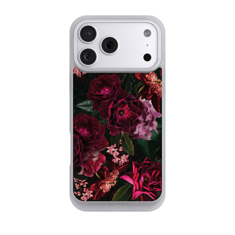 iPhone 18 Pro Max NIVOpure Dunkle romantische Vintage Rosen und Pfingstrosen