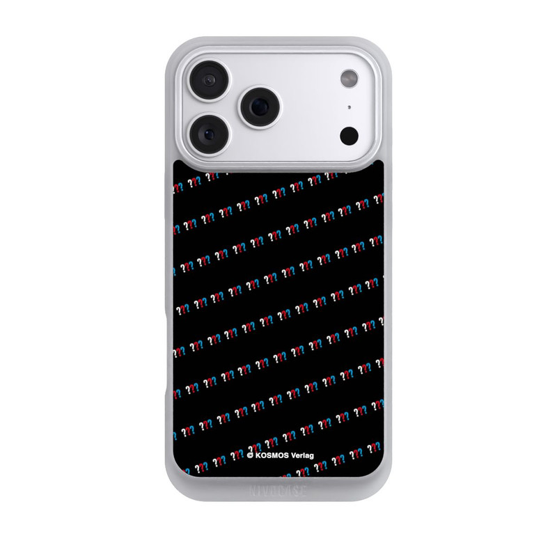 iPhone 18 Pro Max NIVOpure Drei Fragezeichen Muster Schräg