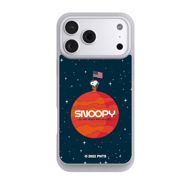 iPhone 18 Pro Max NIVOpure Snoopy Voyageur de l'espace Orange