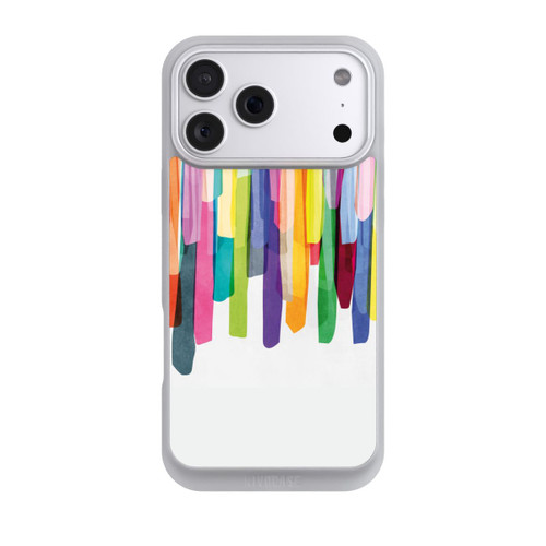 Apple iPhone 18 Pro Max NIVOpure Rayures colorées fond blanc