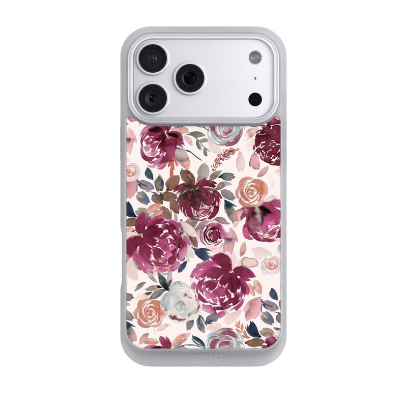 iPhone 18 Pro Max NIVOpure Autumn Peonies and roses Pink