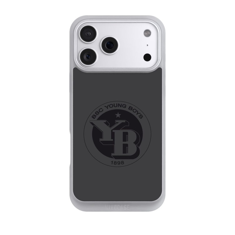 iPhone 18 Pro Max NIVOpure BSC YB Logo Gris