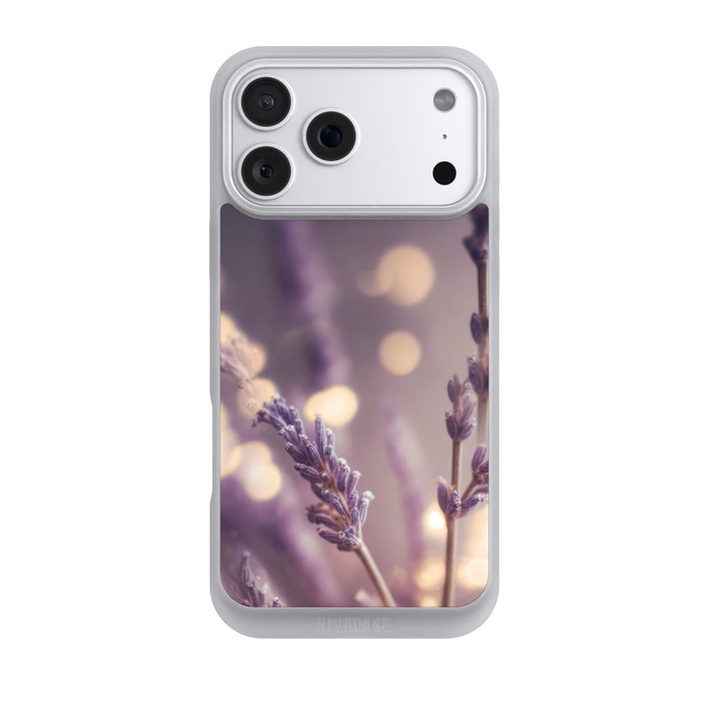 iPhone 18 Pro Max NIVOpure Lavender Close Up with AI