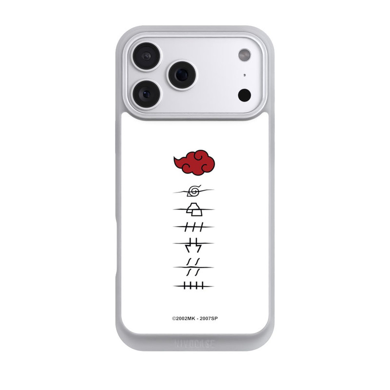 iPhone 18 Pro Max NIVOpure Akatsuki Mitgliedersymbole Weiß