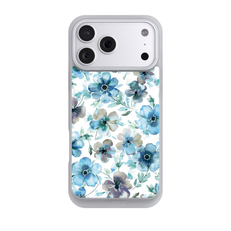 iPhone 18 Pro Max NIVOpure Blaues Blumenmuster Trendy