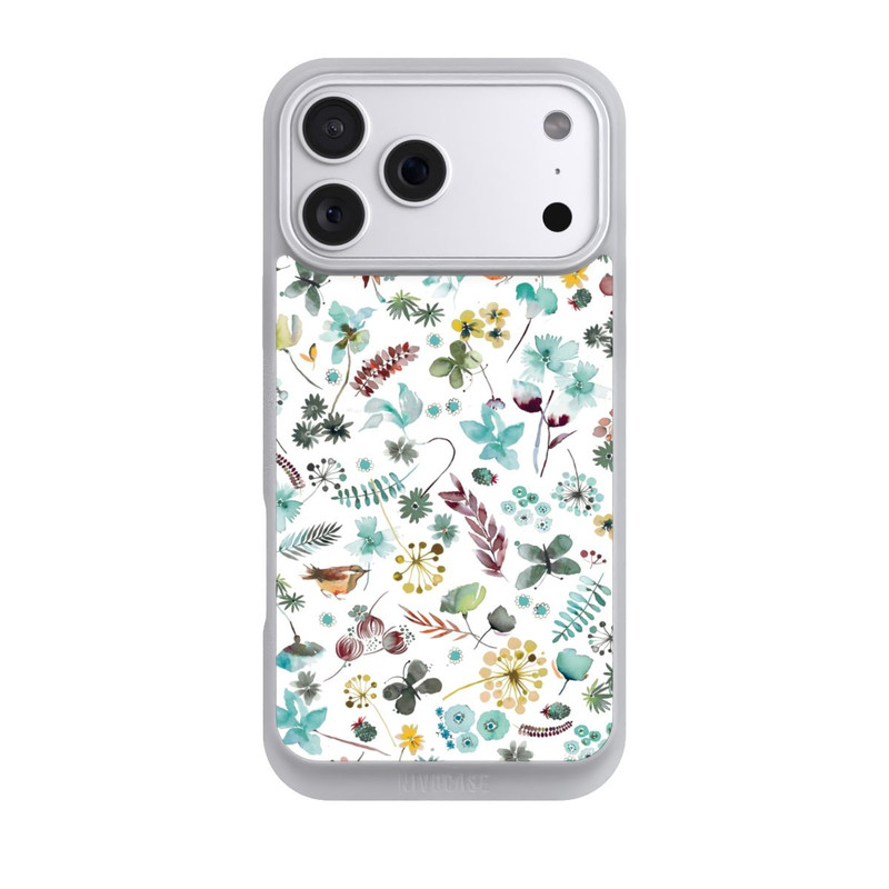 iPhone 18 Pro Max NIVOpure Papillon botanique Nature Bleu