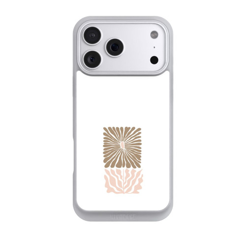 Apple iPhone 18 Pro Max NIVOpure Eckige Blume Hellbraun
