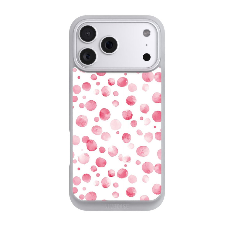 iPhone 18 Pro Max NIVOpure Pink Dots Watercolor Pattern
