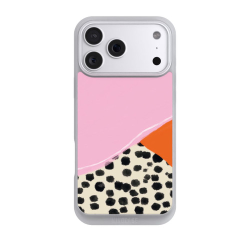 Apple iPhone 18 Pro Max NIVOpure Rosa und Orange Gepunkteter Hintergrund