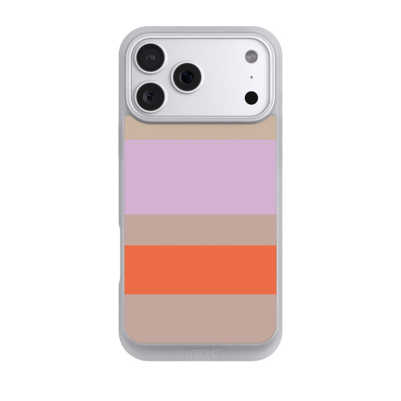 iPhone 18 Pro Max NIVOpure Moca Lila Orange Stripes