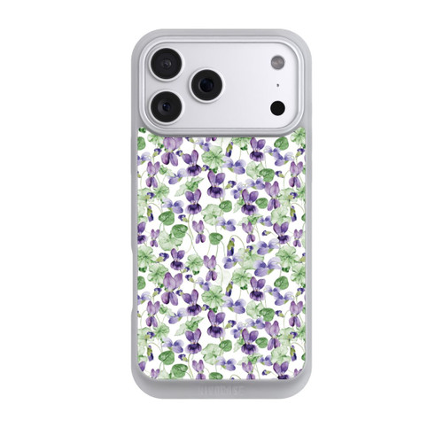 Apple iPhone 18 Pro Max NIVOpure Purple Wildflowers Pattern Watercolor