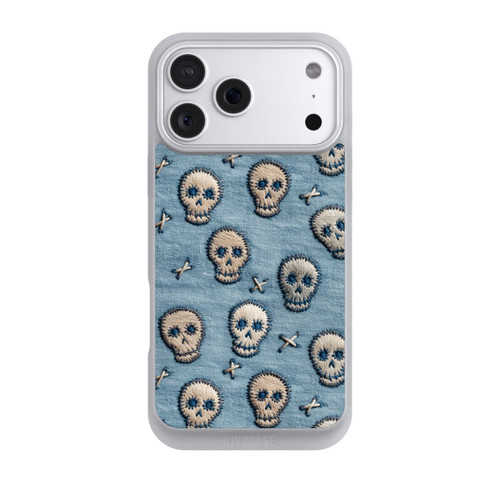 Apple iPhone 18 Pro Max NIVOpure Skulls on Jeans Pattern